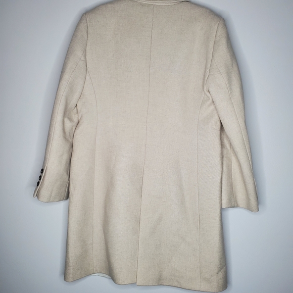 NWT ZARA WOOL COAT STONE COLOR - Picture 12 of 15